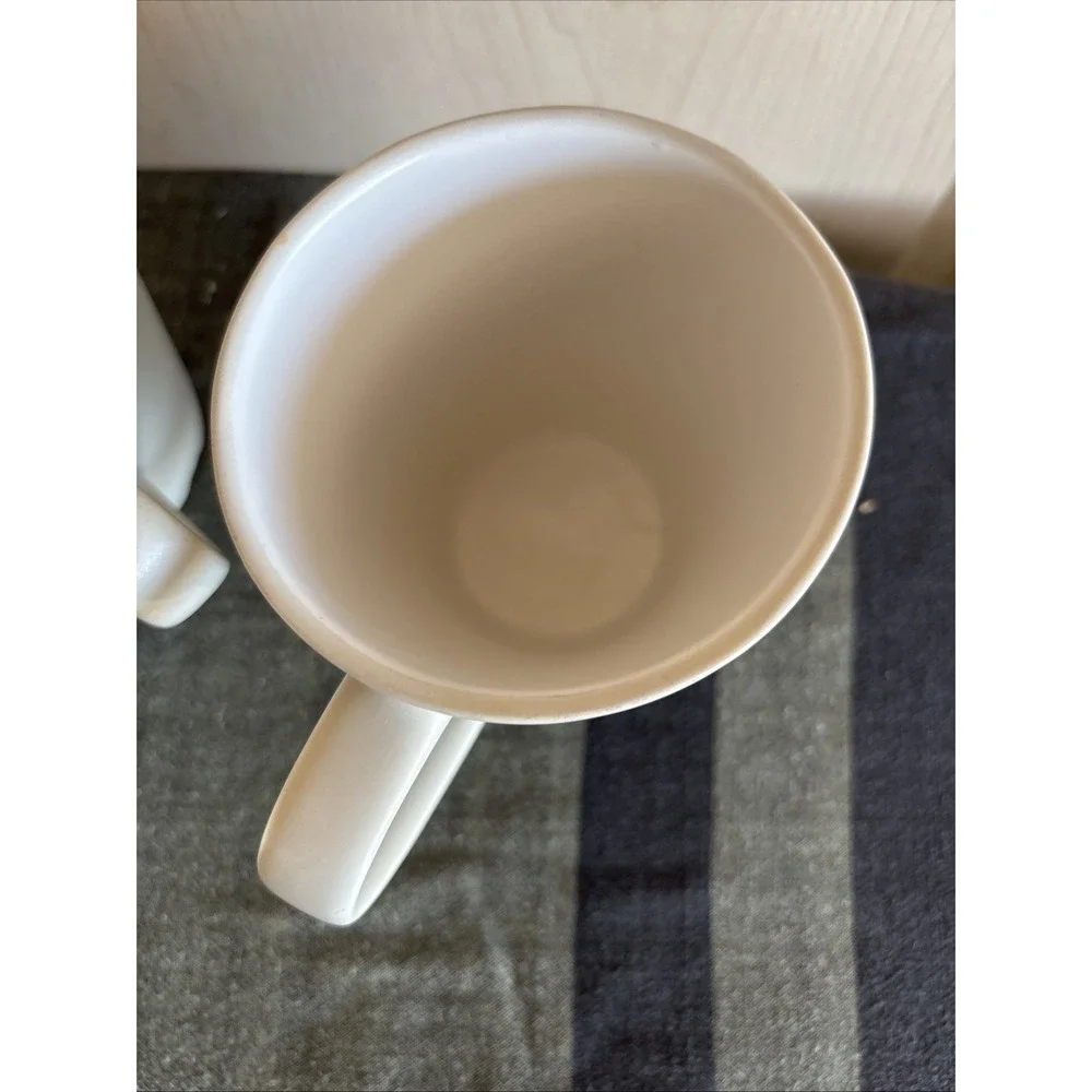 Set of Four (4) Ikea of Sweden Made In Thailand Stoneware Mug Coffee Tea #10866‎